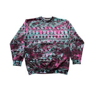 Polyester Sweatshirt Medicinal Sloth 80s